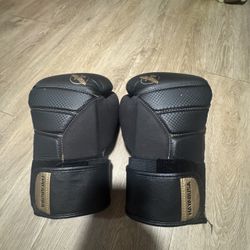 Hayabusa 16 OZ Gold Boxing Gloves 