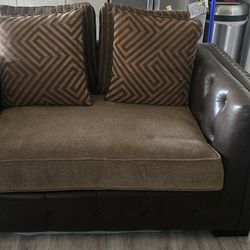 Leather Loveseat