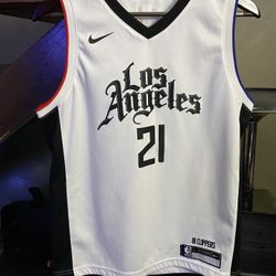 NikeNBA City SW Fan Edition Los Angeles Clippers Leonard 2 Basketball Jersey/Vest White Youth L(14/16)