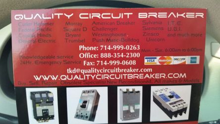 Electrical circuit breakers