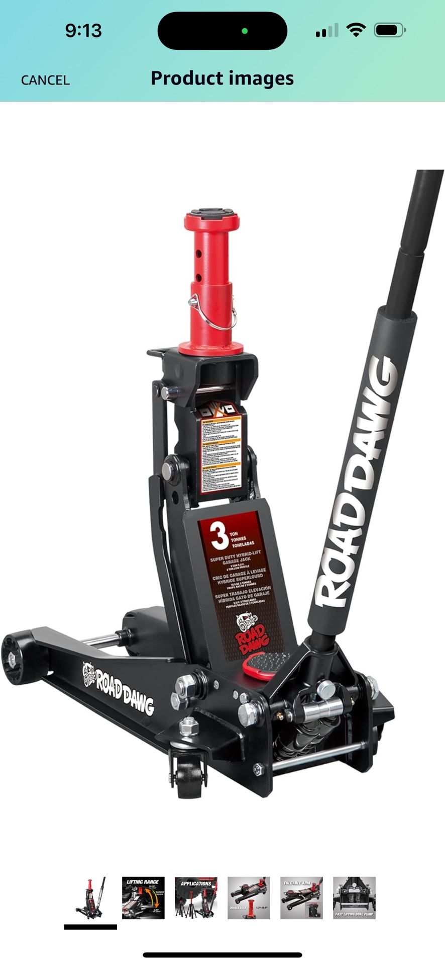 ROAD DAWG Torin Hydraulic Floor Jack