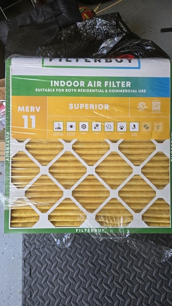 Filterbuy 22x22x1 Air Filter MERV 11 