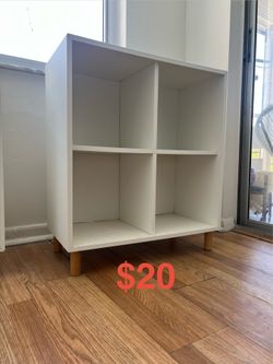 White Storage Organizer – $20