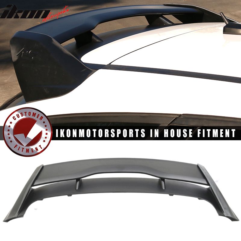 Fits 2012-2018 Ford Focus MK3 Hatchback RS Style Rear Roof Window Spoiler Wing ABS