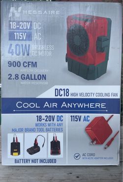 Hessaire DC18 2.8 gal cooling fan
