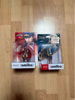 Nintendo Amiibo - Breath of the wind Zelda & Super Smash Bros Ike