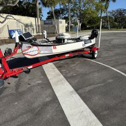 Gheenoe 15.4 Footer w/9.9hp Engine 