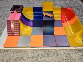 3d Printed finger skateboard park