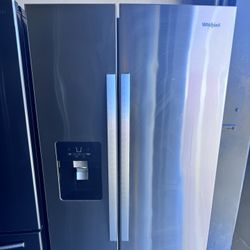 Whirlpool Refrigerator Stainless Steel 36 "width 