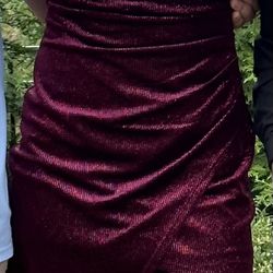 Ruby Red Metallic Homecoming Mini