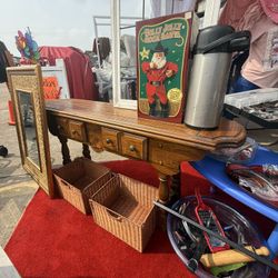 Consola Solid Wood Long 60”x H 28”