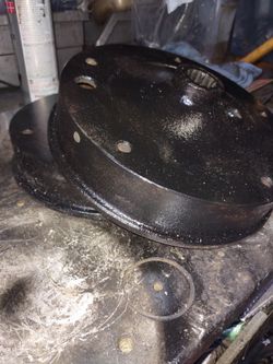Rear drum brake, 5 lug