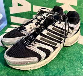 Adidas Adistar Control 5 Black Silver Metallic Shoes Men’s Size 9.5 JQ4169 NEW