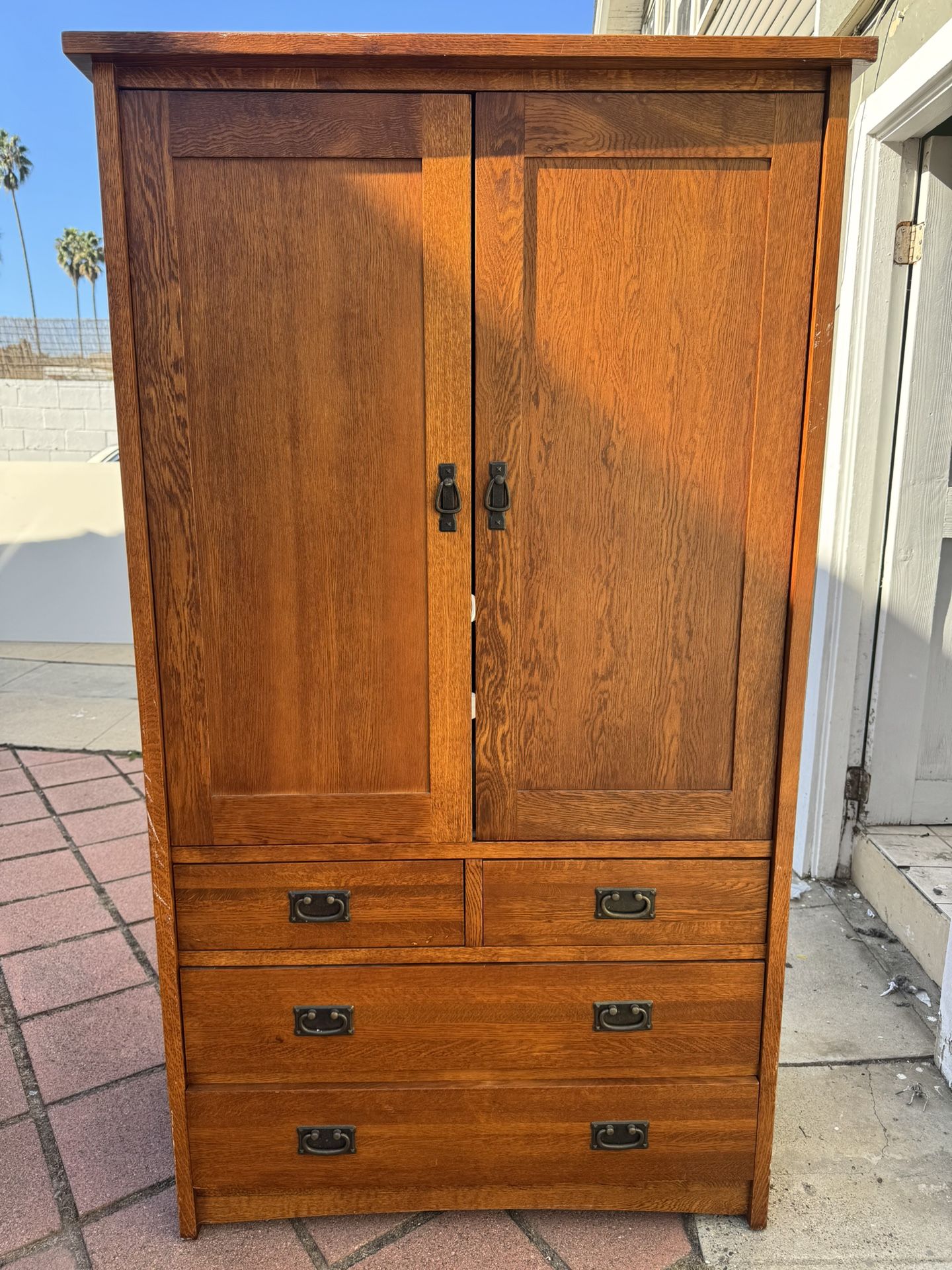 Wood Armoire