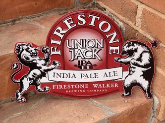 Firestone metal sign