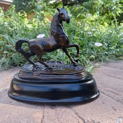 Bronze Horse Sculpture Vintage