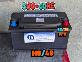EFB Car Battery Group Size 49/H8