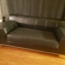 Black Leatger Sofa