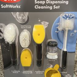Brand New OXO Cleaning Brush Set