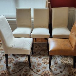 5 Parsons Dinning Chairs