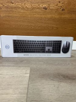 Dell KM7321W Pro Plus Wireless Keyboard Mouse Bluetooth 5.0 Titan Gray New