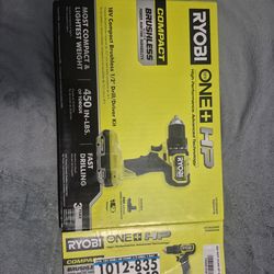 Ryobi compact cordless drill