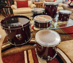 Gretsch Catalina Maple Drum Set, w/Many Extras, $675 obo