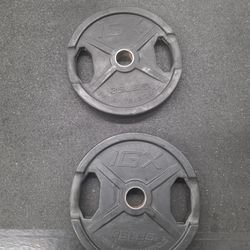 Iron Grip (IGX) 35lb Rubber Weight Plates