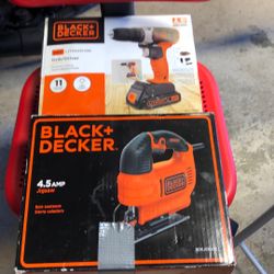 Black&Decker Drill And Jigsaw