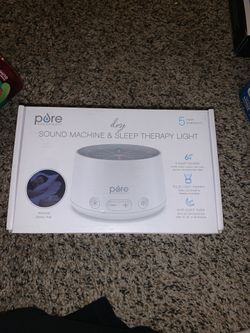 New sound machine + sleep light therapy
