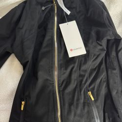 black and gold lululemon jacket