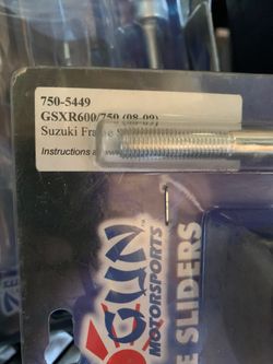 08-09 SUZUKI GSXR 600/750 shogun frame sliders
