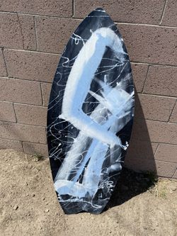 Exile スキムボード EX1 blairacuda Blairacuda™ EX1 Skimboard - White w/ Black Rails | Exile