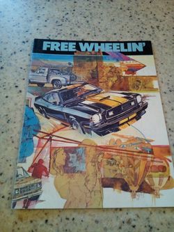 Vintage Free wheeling/1976 ford brochure & specification guide to 1977 cars & trucks