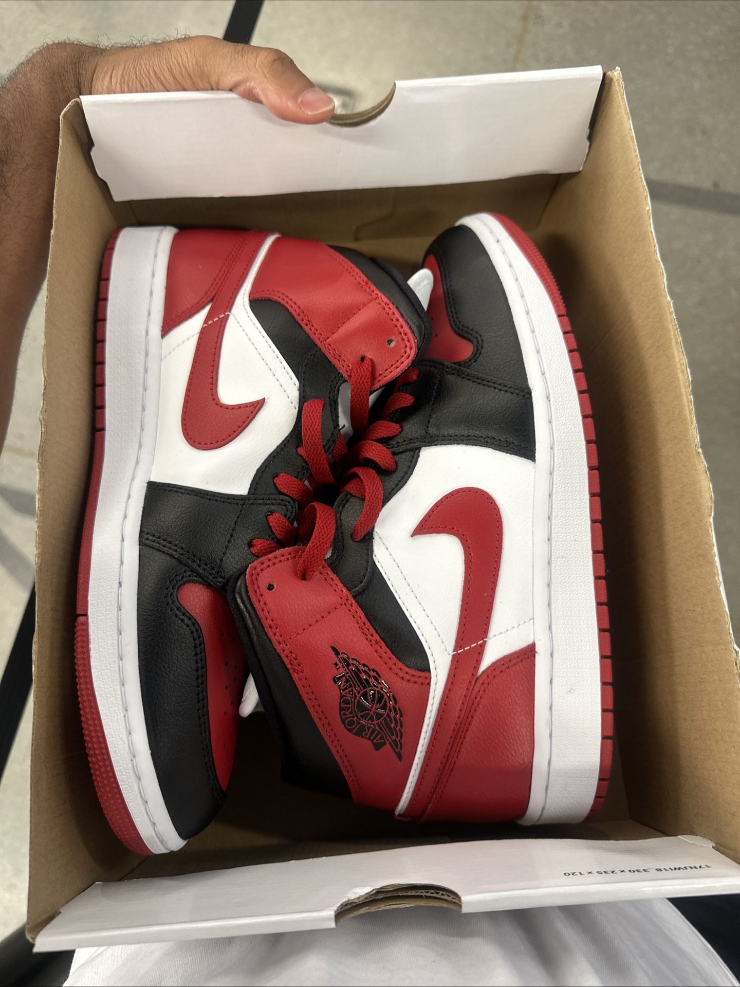 Jordan 1 Bred Toe