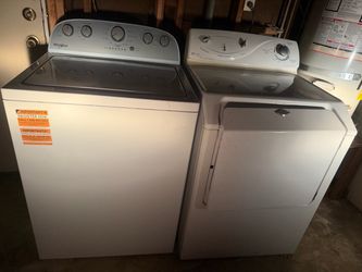 Washer and dryer
