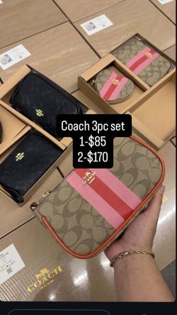 Coach 3 peice set