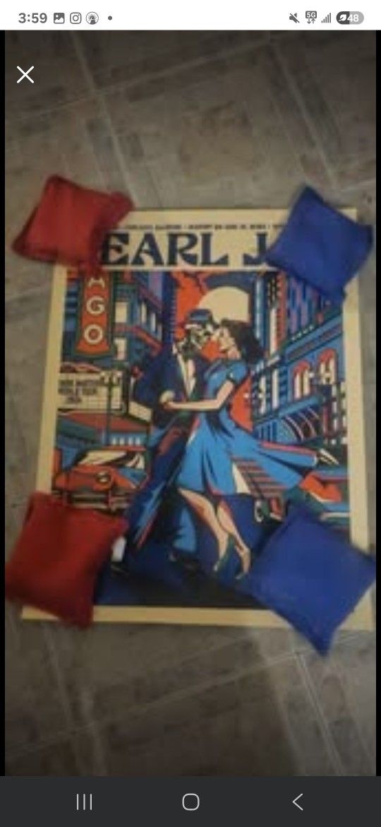 Pearl jam Van Orton Wrigley Field poster a/p 220$