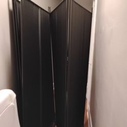 Black partition screens