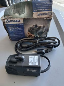 Universal wet tile saw water pump