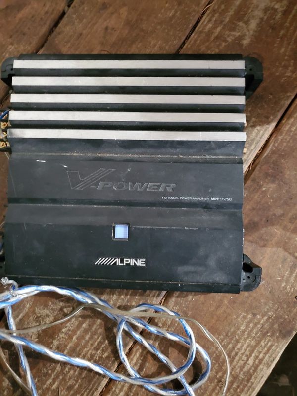Alpine MRP-F250 4-channel car amplifier 40 watts RMS x 4 for Sale in
