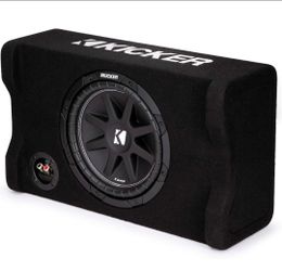 KICKER 48CDF104 Comp 10" Subwoofer in Down Firing Enclosure, 4-Ohm
