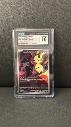 👻🚀 Team Rocket’s Mimikyu #205/193 – CGC 10 GEM MINT! 🚀👻