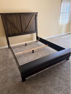 Queen bed frame
