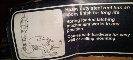 [Retired Contractor] Steel Reel Work Light-- New In Box1