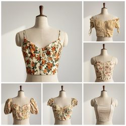 cute corset tops size small brands WINDSOR,ZARA,Forever21 $25each/cada una