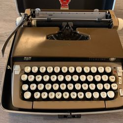 Smith Corona Sterling Typewriter VG+ Working 