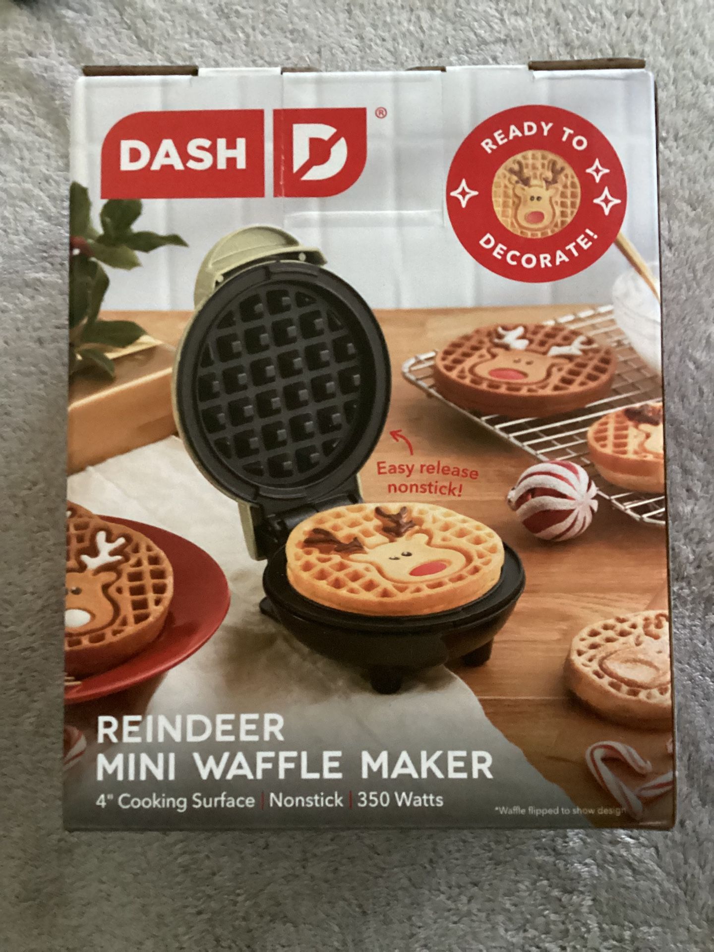 Reindeer Mini Waffle Maker