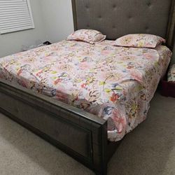 King Size Bed Frame & Mattress