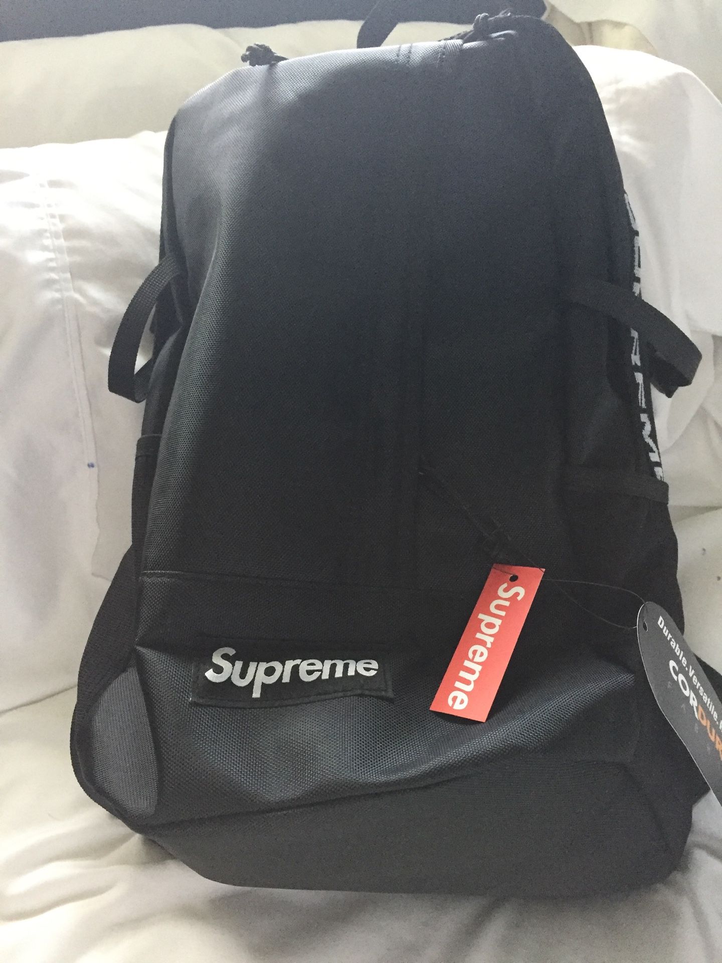 Authentic supreme backpack for cheap